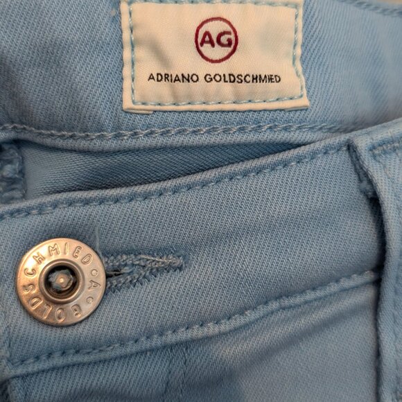 Adriano Goldschmied Blue Straightleg Pants - Picture 3 of 5